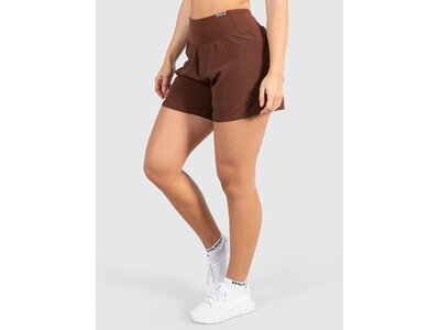 SMILODOX Damen Shorts Advance Pro 2in1 Braun
