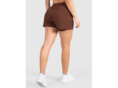 SMILODOX Damen Shorts Advance Pro 2in1 Braun