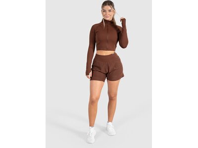 SMILODOX Damen Shorts Advance Pro 2in1 Braun