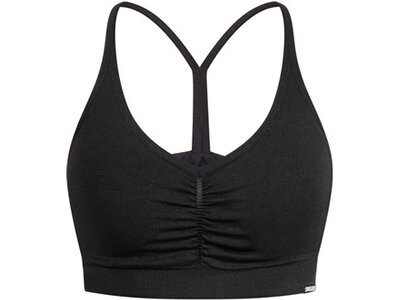 SMILODOX Damen BH Solid Scrunch Schwarz