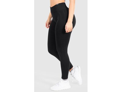 SMILODOX Damen Tight Solid Scrunch Schwarz