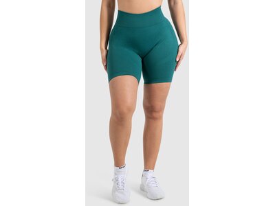 SMILODOX Damen Shorts Maria Solid Scrunch Blau
