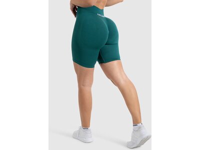 SMILODOX Damen Shorts Maria Solid Scrunch Blau