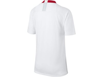 NIKE Kinder Fußballtrikot "Poland Stadium Home" WM 2018 Weiß