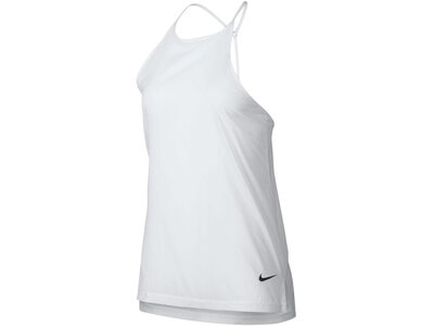 NIKE Damen Traininsgtop Weiß