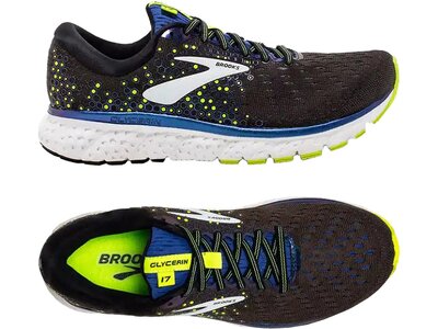 BROOKS Herren Laufschuhe Glycerin 17 Schwarz