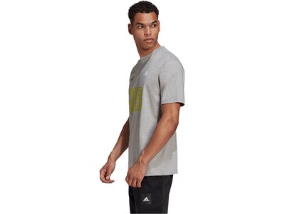 ADIDAS Herren T-Shirt "Lucky 8 Graphic" Grau
