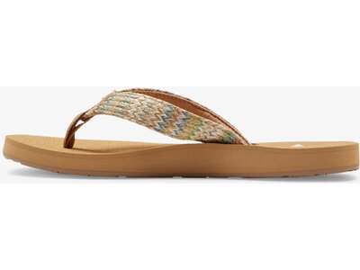 ROXY Damen Badesandalen PORTO RAFFIA II SNDL Grün