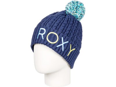 ROXY Damen Bommelmütze Fjord Blau