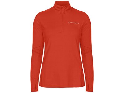 RÖHNISCH Damen Jacke Light Thermo Half Zip Rot