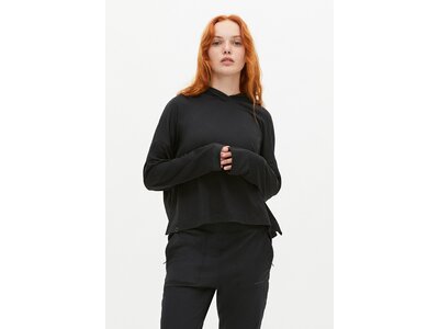 RÖHNISCH Damen Shirt Soft Cropped Hoodie Schwarz