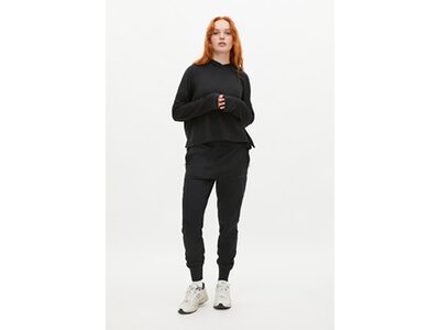 RÖHNISCH Damen Shirt Soft Cropped Hoodie Schwarz