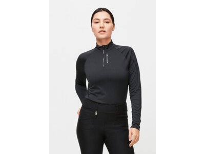RÖHNISCH Damen Polo Addy Long Sleeve Schwarz