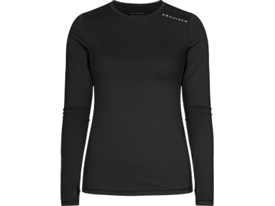 RÖHNISCH Damen Shirt Jacquard Long Sleeve Schwarz