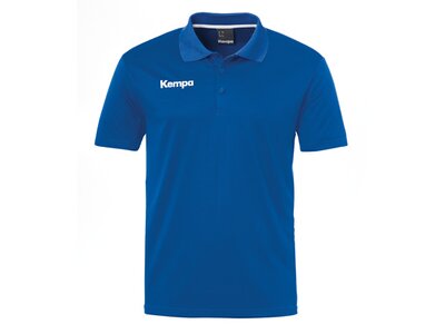 KEMPA Herren Polo Poly Polo Shirt Blau