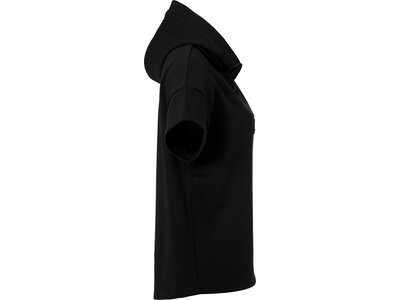 KEMPA Damen Kapuzensweat HOOD SHIRT WOMEN BLACK & WHITE Schwarz