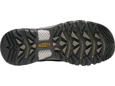 KEEN Herren Multifunktionsschuhe Herren Wanderschuhe Targhee III WP Black Olive/Golden Brown Schwarz