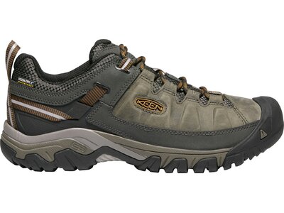 KEEN Herren Multifunktionsschuhe Herren Wanderschuhe Targhee III WP Black Olive/Golden Brown Schwarz