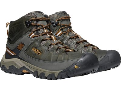 KEEN Herren Multifunktionsstiefel TARGHEE III MID WP M-BLACK OLIVE Schwarz