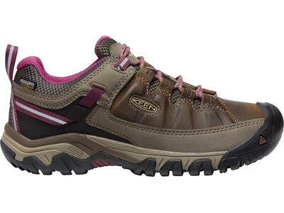 KEEN Damen Multifunktionsschuhe Damen Wanderschuhe Targhee III WP Weiß/Boysenberry Braun