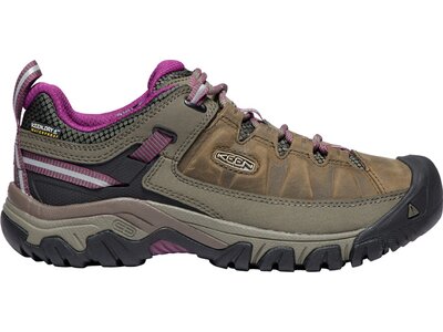 KEEN Damen Multifunktionsschuhe Damen Wanderschuhe Targhee III WP Weiß/Boysenberry Braun