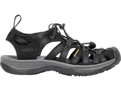 KEEN Damen Sandalen WHISPER W-BLACK/MAGNET Schwarz