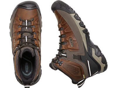 KEEN Herren Multifunktionsstiefel TARGHEE III MID WP M-CHESTNUT/MULCH Braun