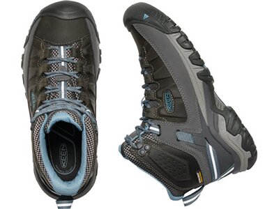 KEEN Damen Multifunktionsstiefel TARGHEE III MID WP W-MAGNET/ATLANTIC BLU Grau