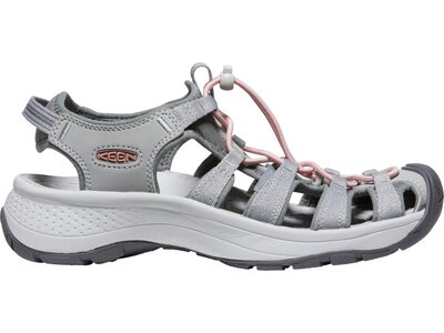 KEEN Damen Trekkingsandale ASTORIA WEST SANDAL W-GREY/CORAL Grau