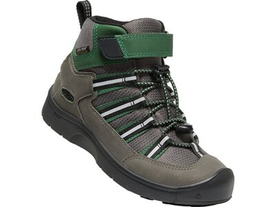 KEEN Kinder Trekkingstiefel HIKEPORT 2 SPORT MID WP Y-MAGNET/GREENER Grau