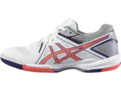 ASICS Damen Volleyballschuhe Damen Hallensportschuhe/ Badmintonschuhe Gel-Task Grau