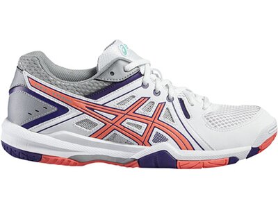 ASICS Damen Volleyballschuhe Damen Hallensportschuhe/ Badmintonschuhe Gel-Task Grau