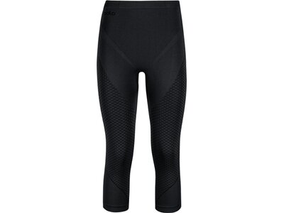 ODLO Damen Funktionsunterhose Evolution Warm 3/4 Baselayer Dreiviertellang Schwarz