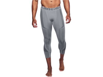 UNDER ARMOUR Herren Fitnesstights UA Threadborne Seamless 3/4-Länge Grau