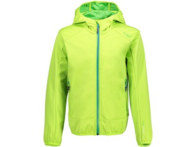 CMP Kinder Funktionsjacke Softshelljacke Boy Fix Hood Jacket Grün