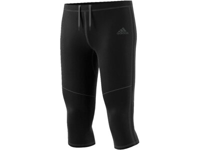 ADIDAS Herren Lauftights / Trainingstights Response 3/4 Grau