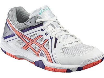 ASICS Damen Volleyballschuhe Damen Hallensportschuhe/ Badmintonschuhe Gel-Task Grau