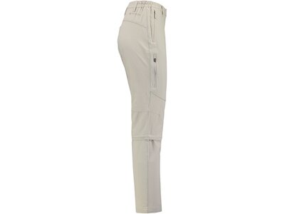 McKINLEY Damen Wanderhose / Zip-Off-Hose Mendoran II Kurzgröße Grau