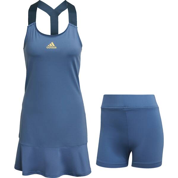 adidas Damen Tennis Y Kleid › Blau  - Onlineshop Intersport