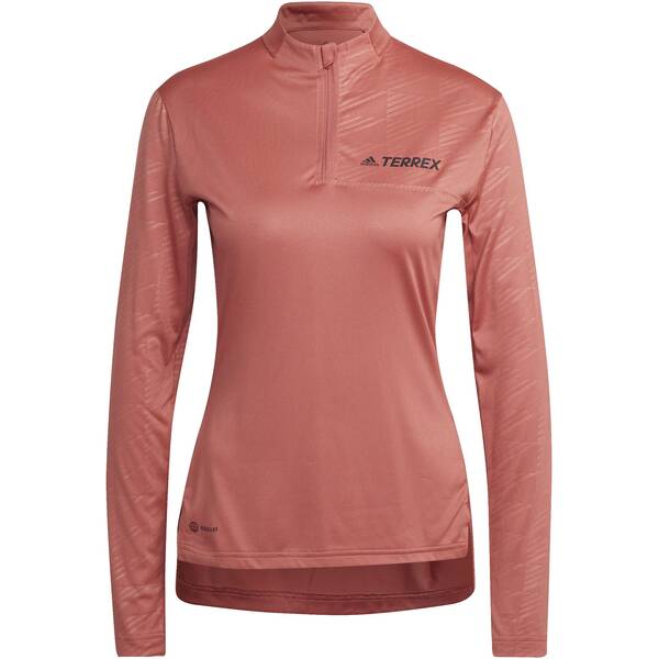ADIDAS Damen Shirt W MT Half Zi LS