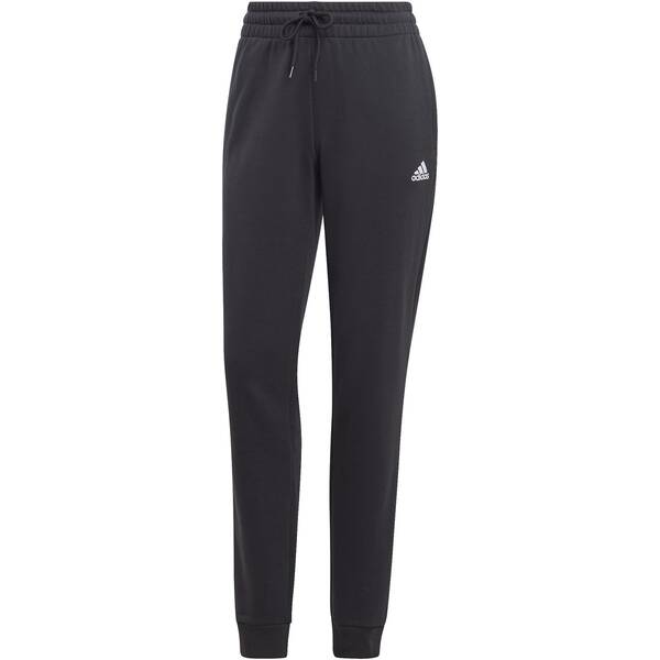 ADIDAS Damen Essentials Linear French Terry Cuffed Hose › Schwarz  - Onlineshop Intersport
