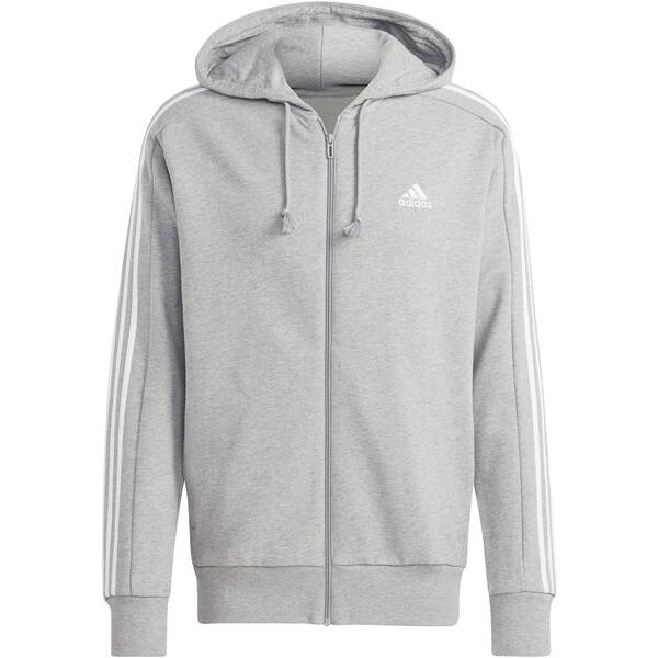 ADIDAS Herren Kapuzensweat Essentials French Terry 3-Streifen