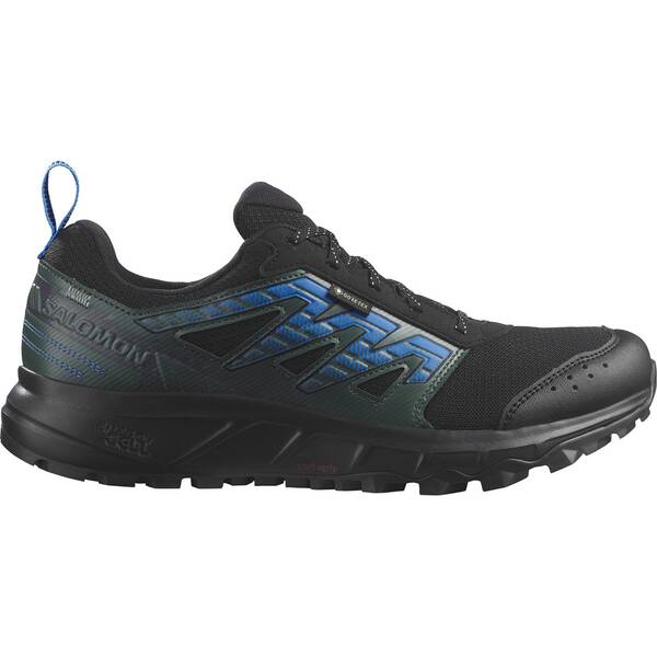 SALOMON Herren Trailrunningschuhe SHOES WANDER GTX Black/Drkspr/Ibizbl