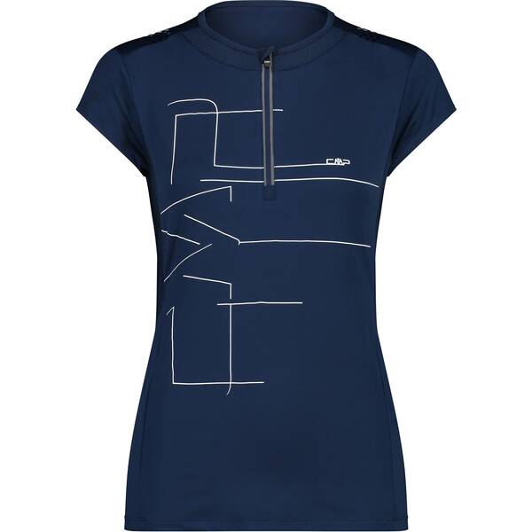 CMP Damen Shirt WOMAN T-SHIRT HALF ZIP