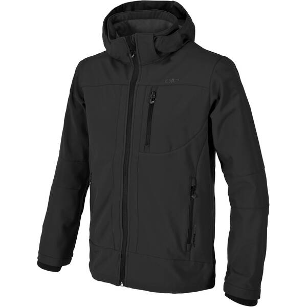 CMP Herren Funktionsjacke Herren Softshelljacke mit Kapuze Men Softshell Jacket Zip Hood