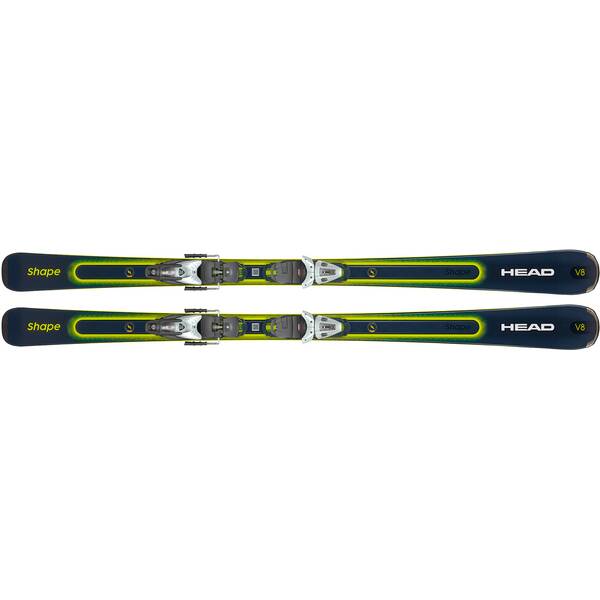 HEAD Herren All-Mountain Ski Shape e-V8 SW + Protector PR 11