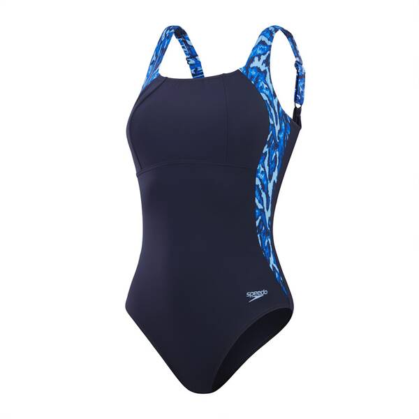SPEEDO Damen Schwimmanzug SPDSCU LUNALUSTRE 1PC AF NAVY/BLUE