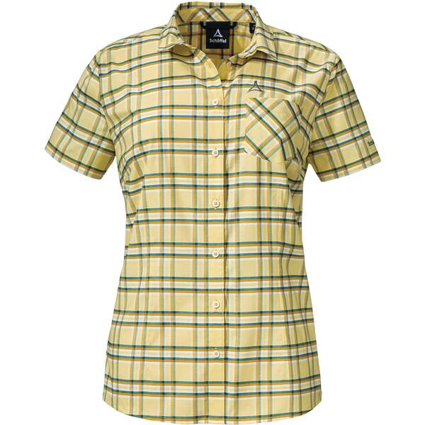 SCHÖFFEL Damen Bluse Blouse Elmoos SH L › Gelb  - Onlineshop Intersport
