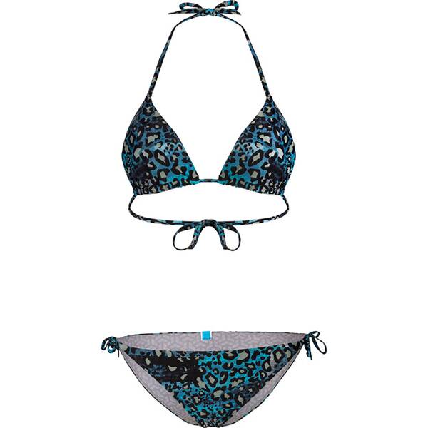 WOMEN'S ARENA WATER PRINT STRING BIKINI TRIANGLE 501 L