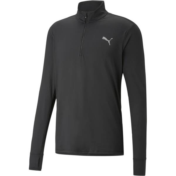 PUMA Herren T-Shirt RUN FAVORITE 1/4 ZIP M